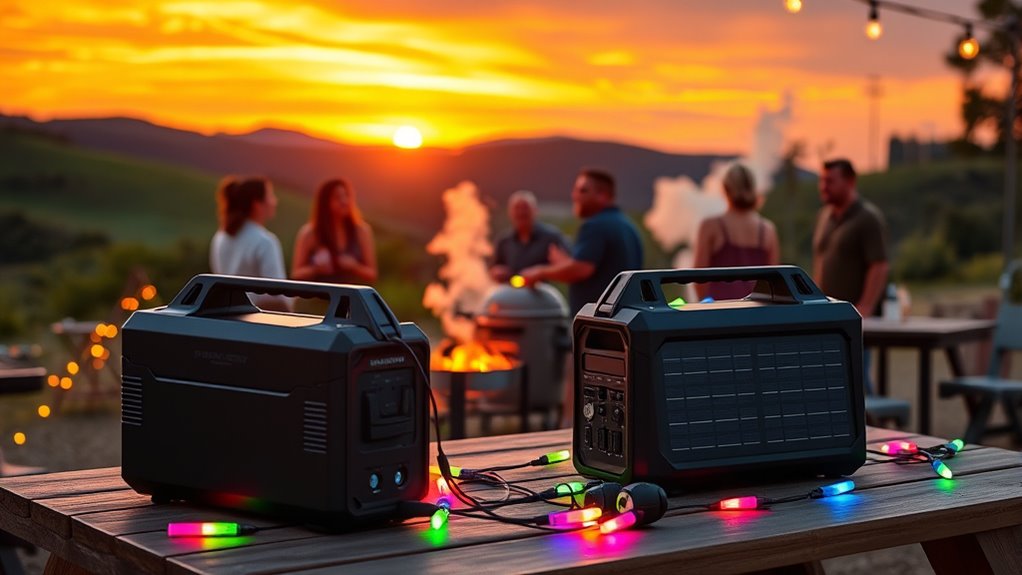 tailgate party solar generators