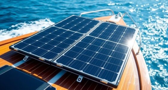 top foldable boat solar panels