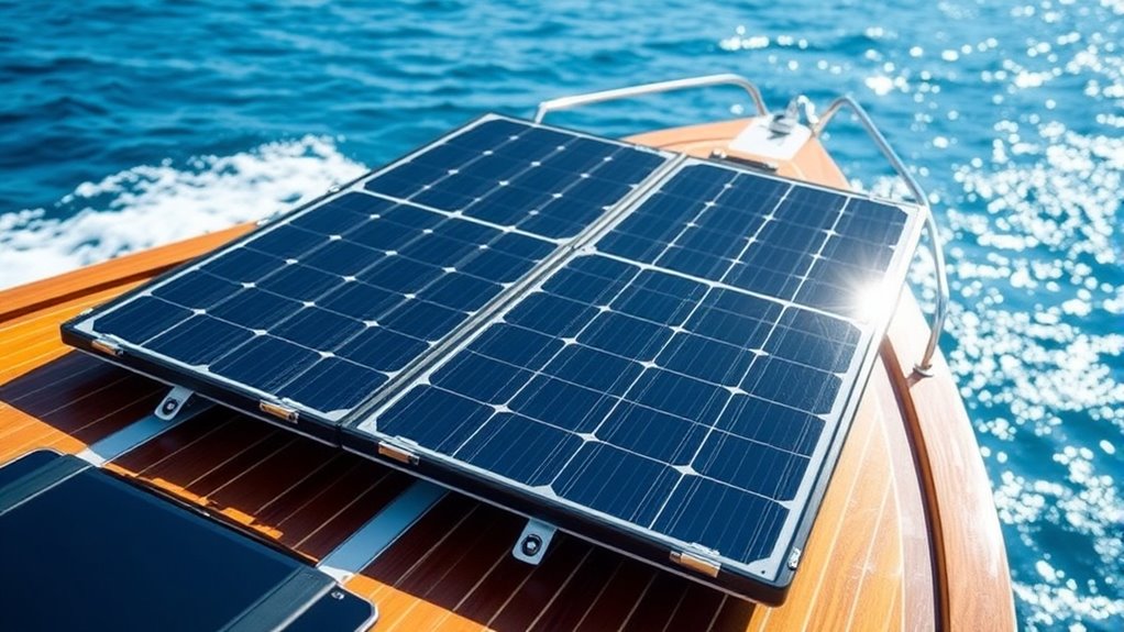 top foldable boat solar panels