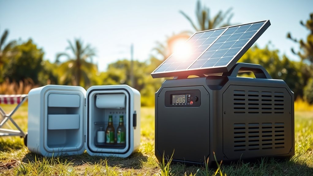 top mini fridge solar options