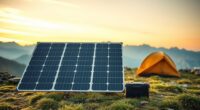 top portable camping solar panels