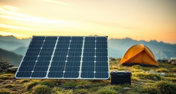top portable camping solar panels