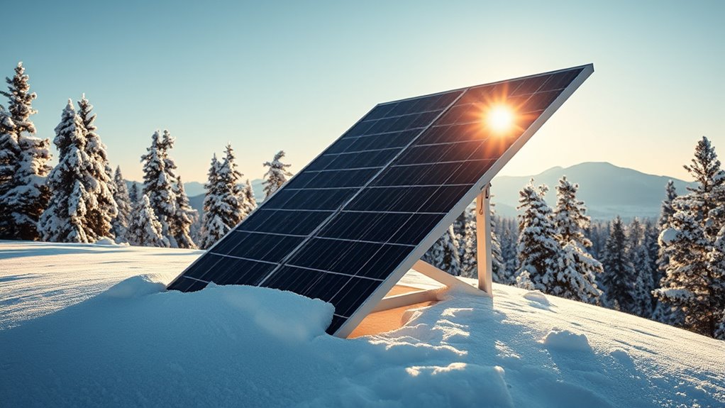 winter solar power optimization