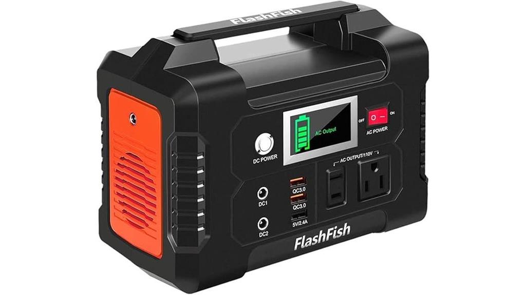 200w portable solar generator