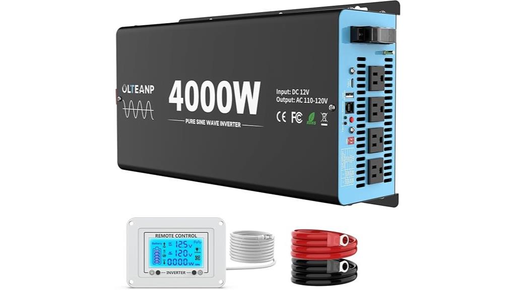 4000w pure sine inverter