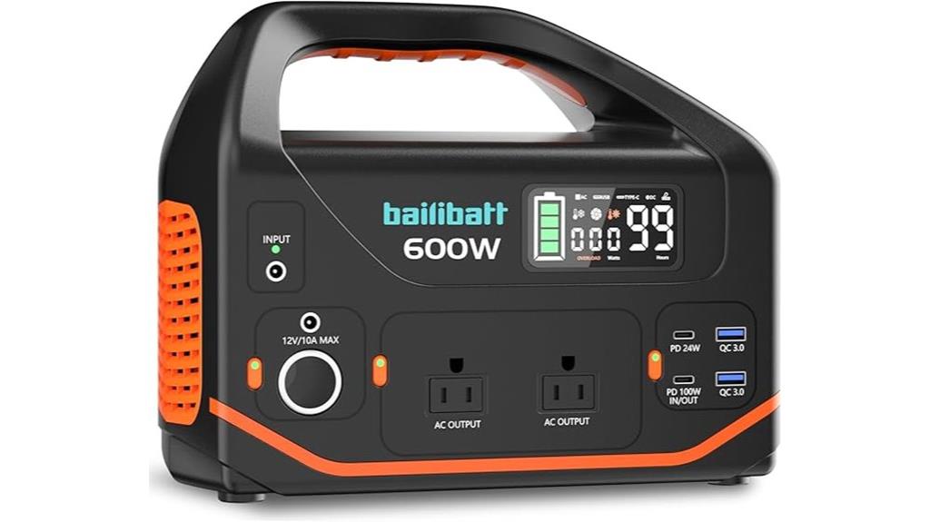 600w portable power station