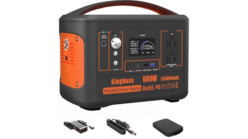 600w portable power station