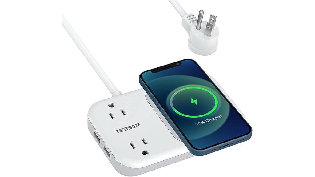 compact wireless charging station