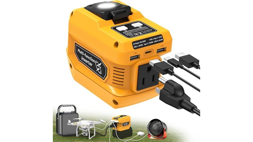 dewalt battery power inverter