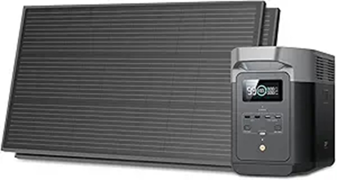 ef ecoflow solar power set