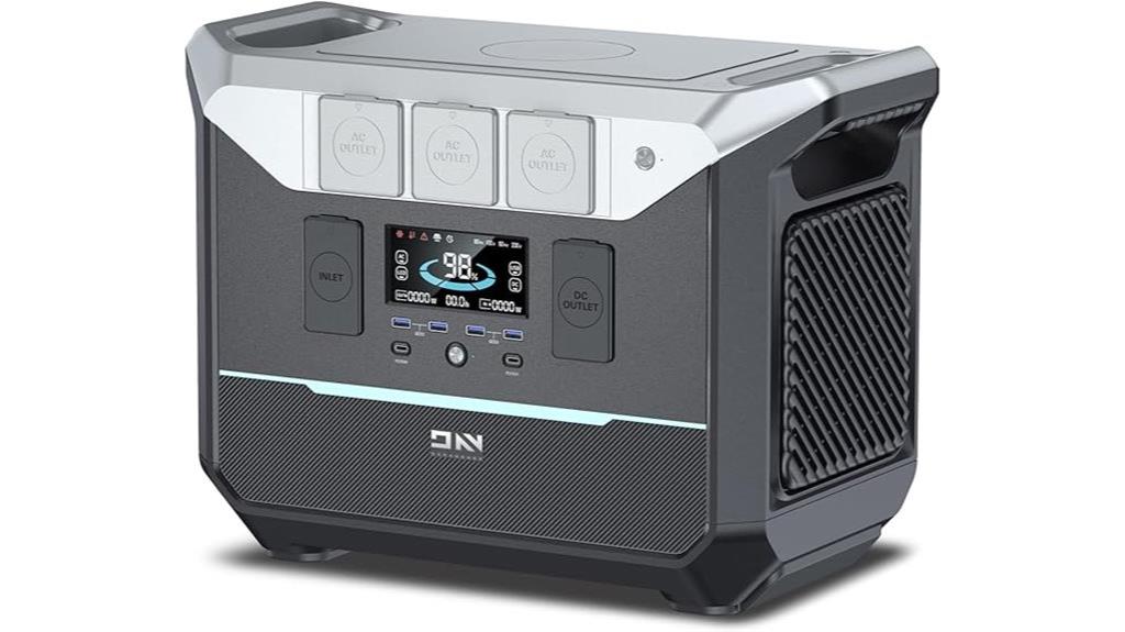 high capacity portable power station