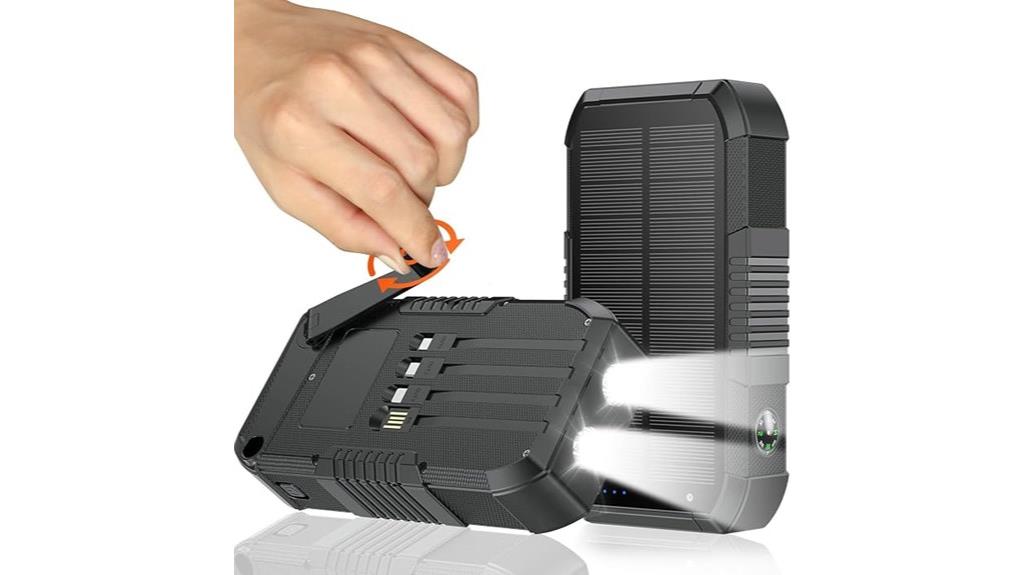 high capacity solar power bank