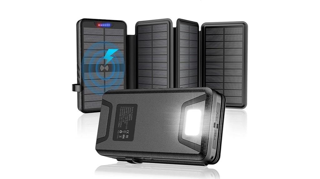 high capacity solar power bank