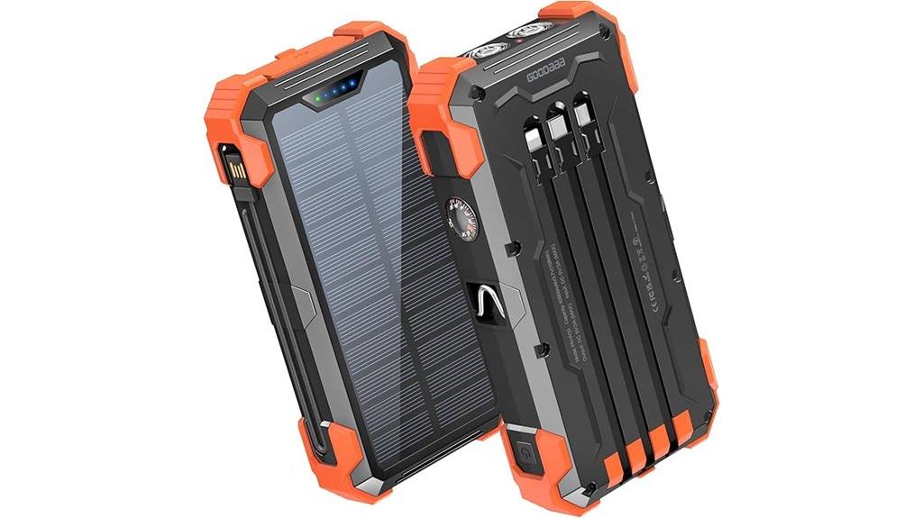 high capacity solar power bank