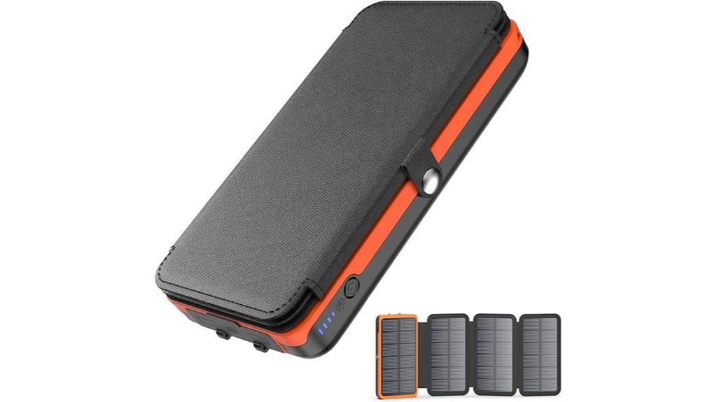 high capacity solar power bank