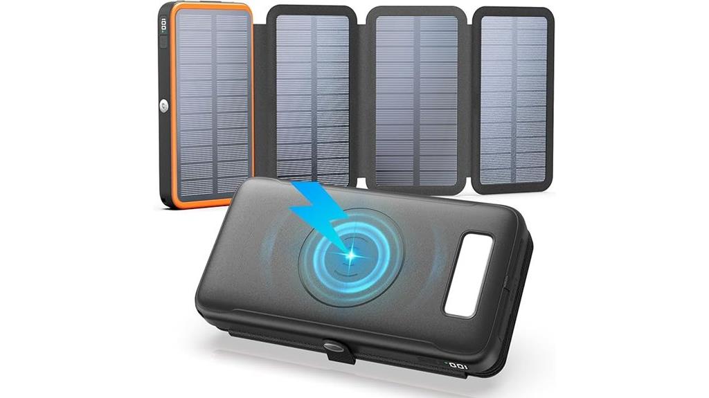 high capacity solar power bank
