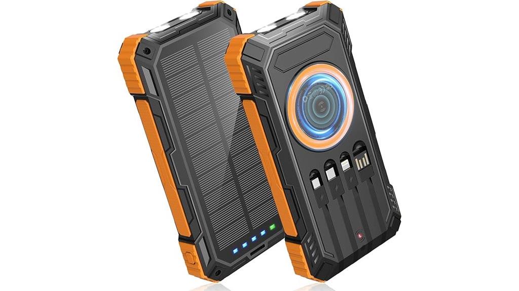 high capacity solar powerbank