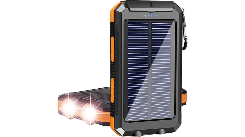 high capacity waterproof solar charger