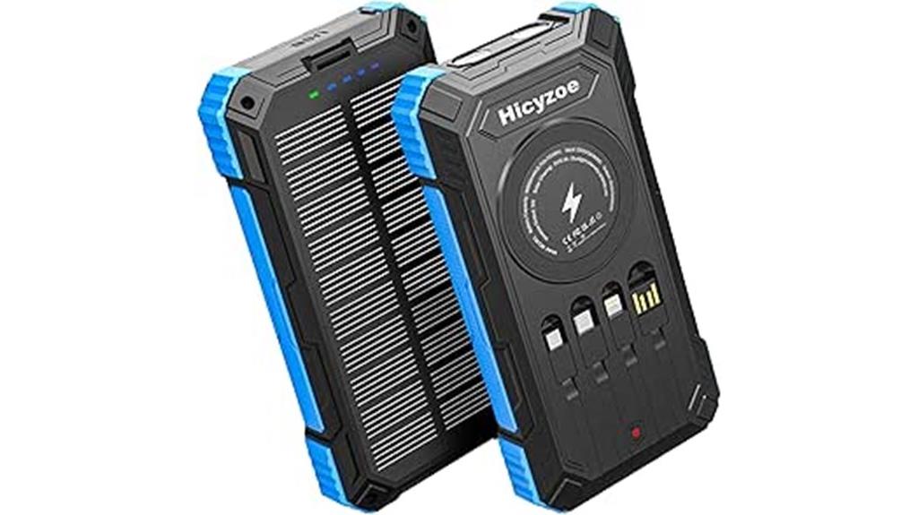 high capacity wireless solar charger