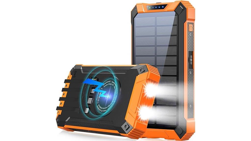 high capacity wireless solar charger