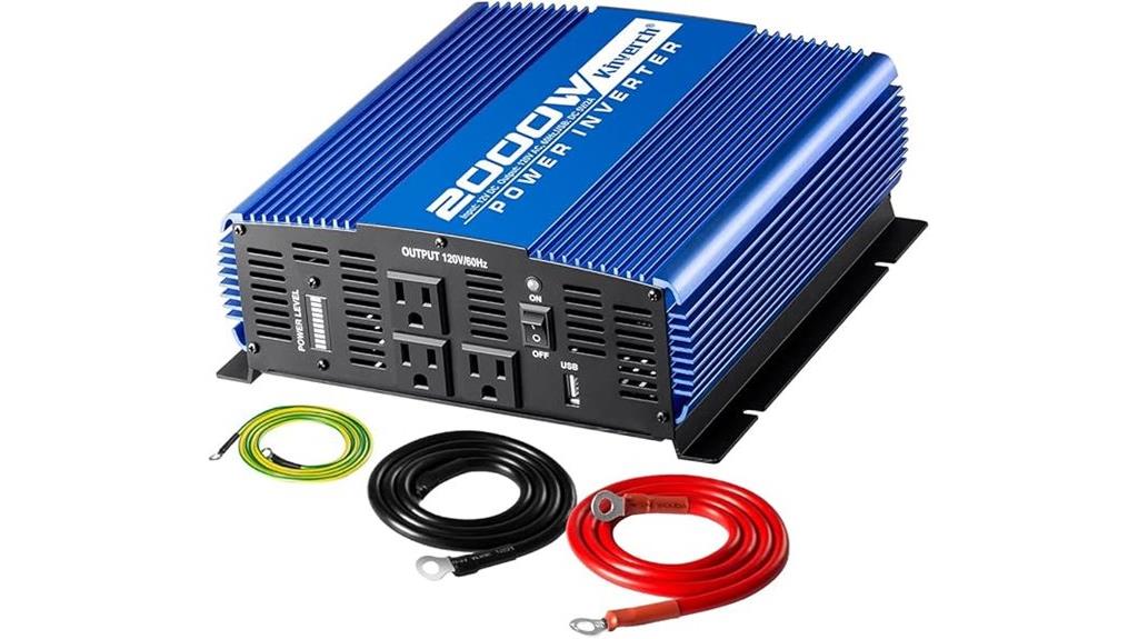 high wattage inverter features