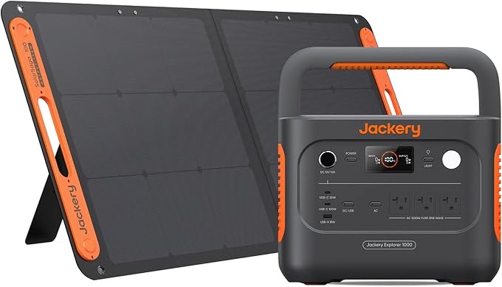 jackery 1000v2 solar generator