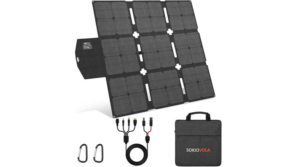 portable 120w solar panel