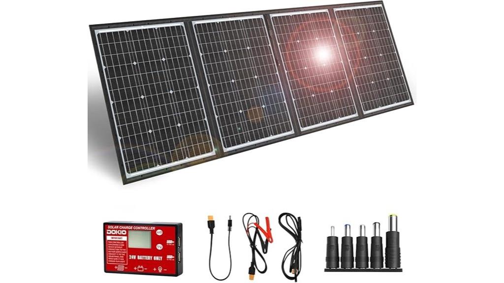 portable 200w folding solar