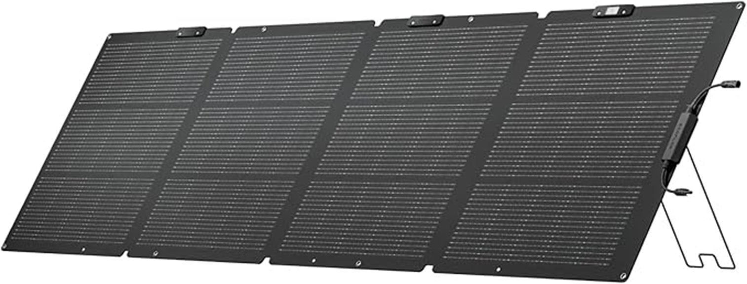 portable 220w solar panel