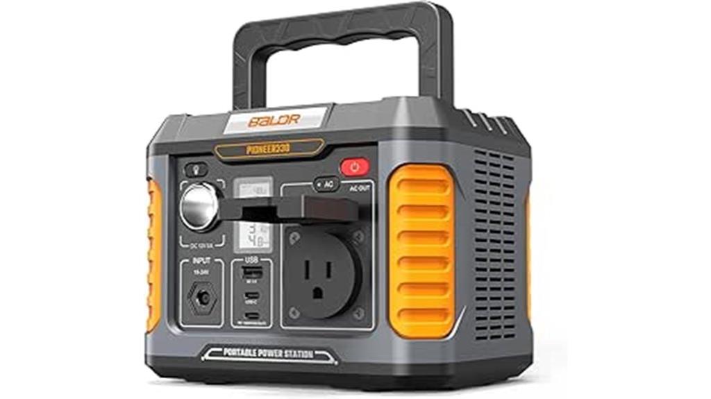 portable 288wh solar generator
