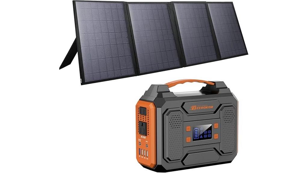 portable 300w solar generator