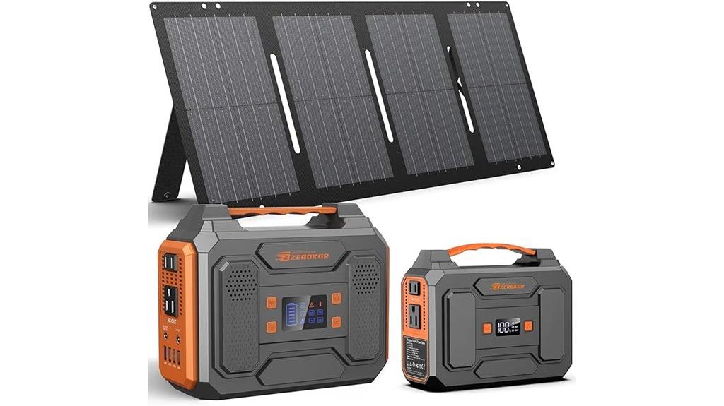 portable 300w solar kit