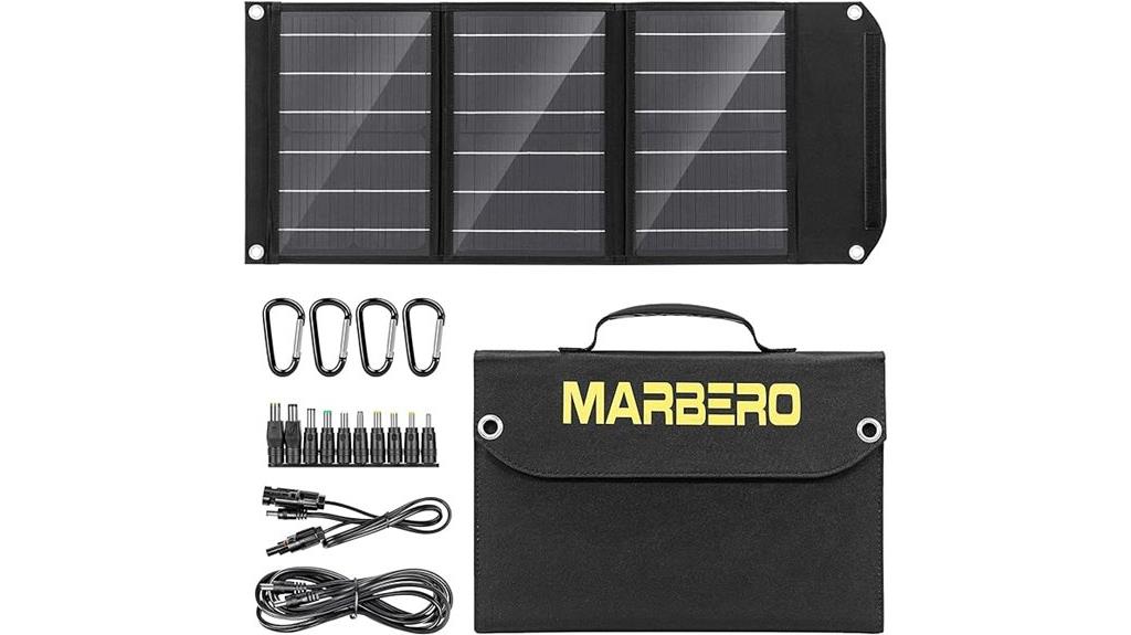 portable 30w foldable solar charger