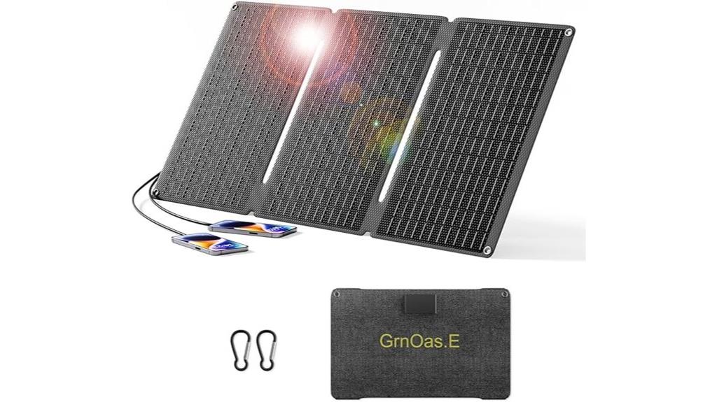 portable 40w foldable solar