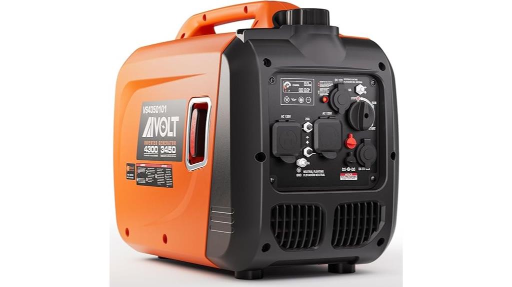 portable 4300w gas generator