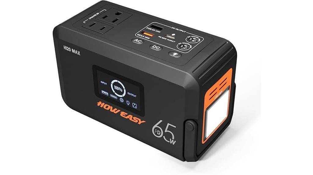 portable 98wh solar generator