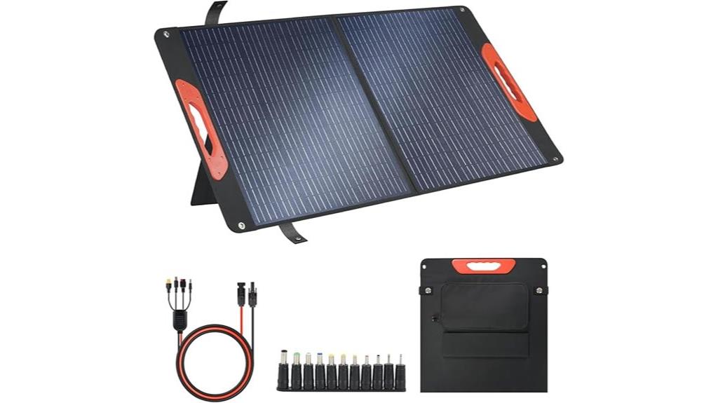 portable camping solar panel