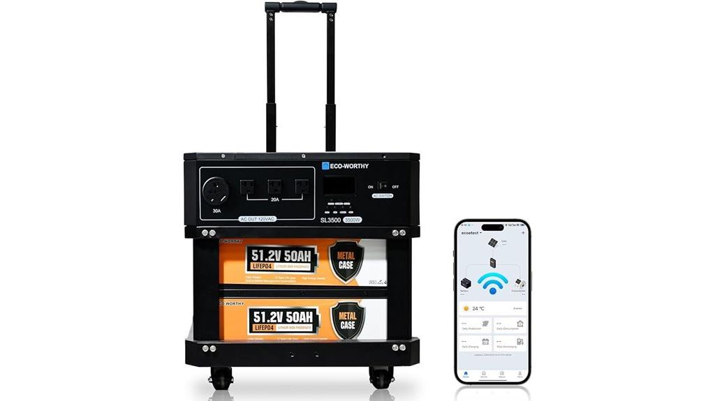 portable solar power station