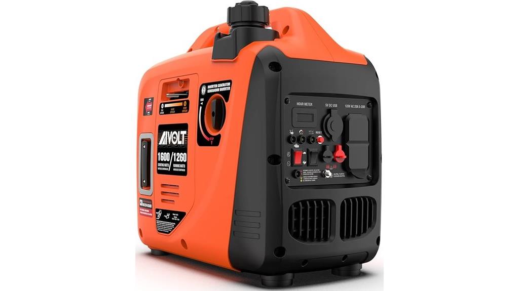 quiet 1600w inverter generator