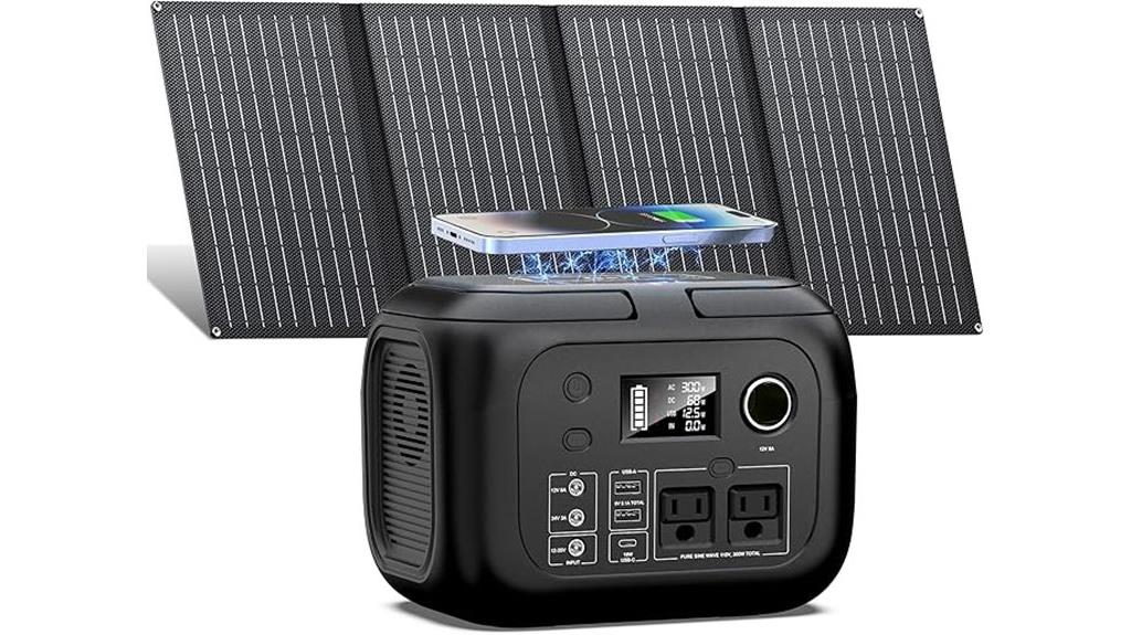 solar 300w portable generator