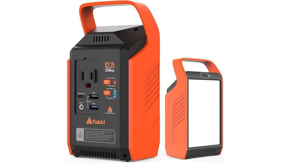 takki 83wh portable generator