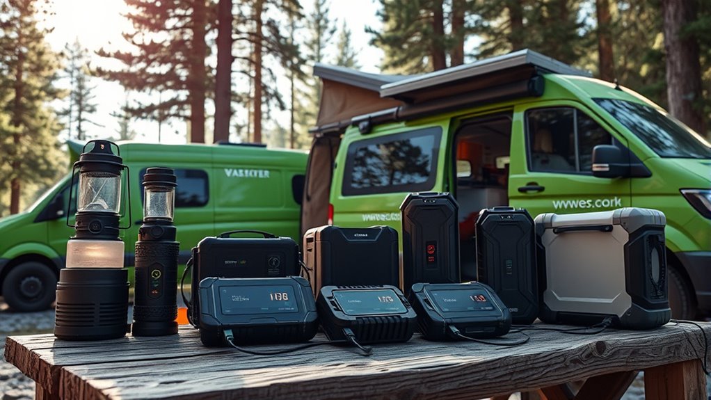 top truck camping battery options