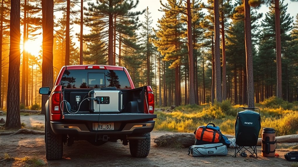 top truck camping power packs