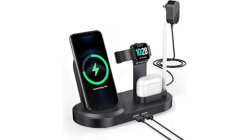wireless charging station multiport