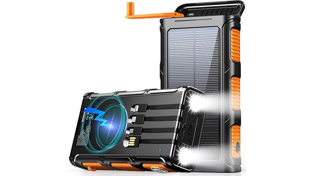 wireless solar power bank