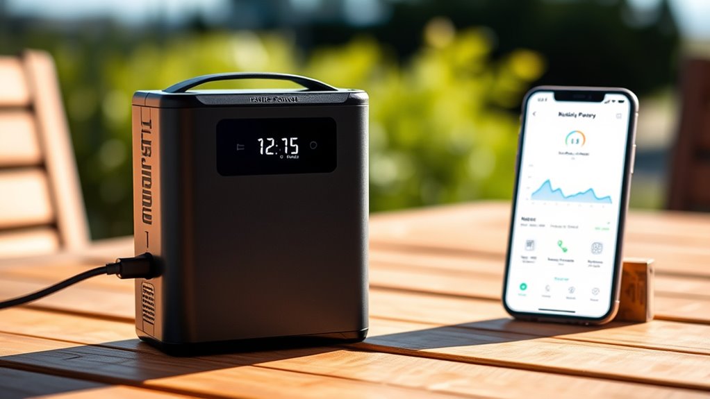 app controlled portable power