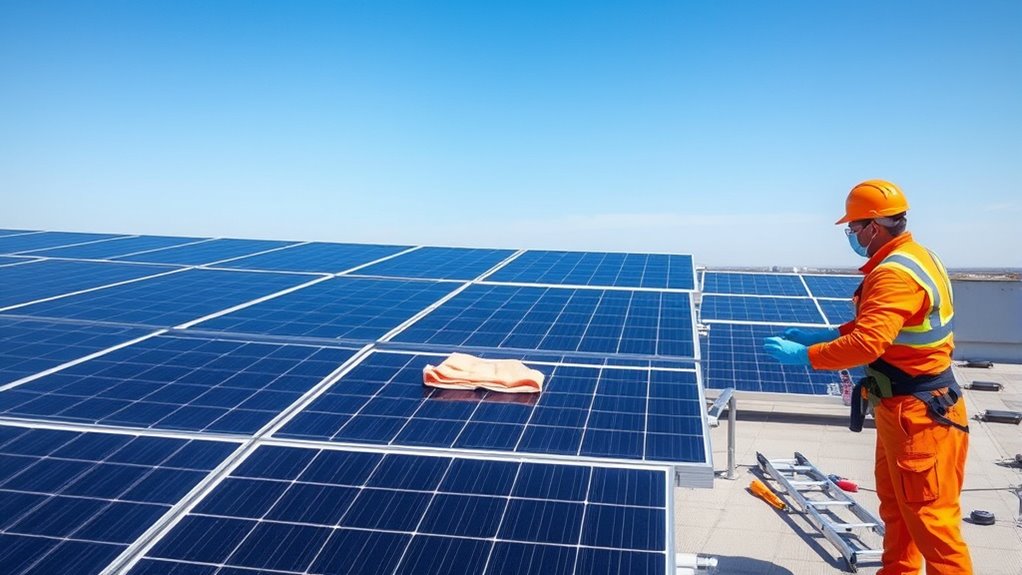 clean panels optimize performance