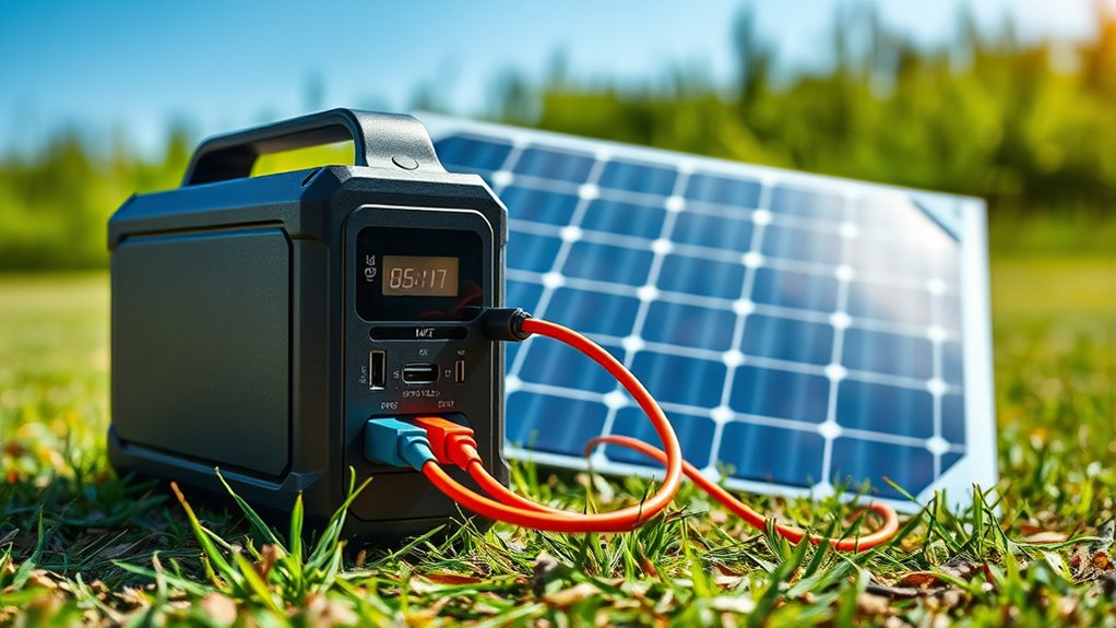 connecting solar to station