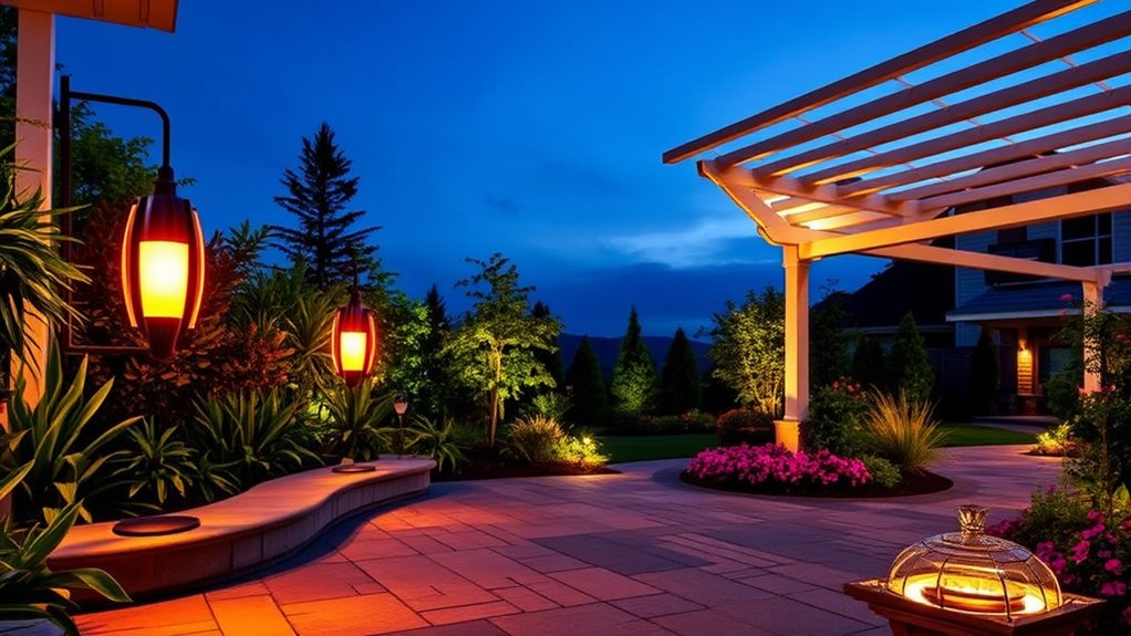 efficient solar outdoor illumination