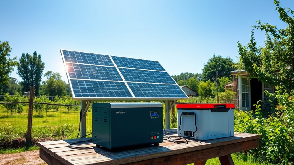 home solar microgrid setup